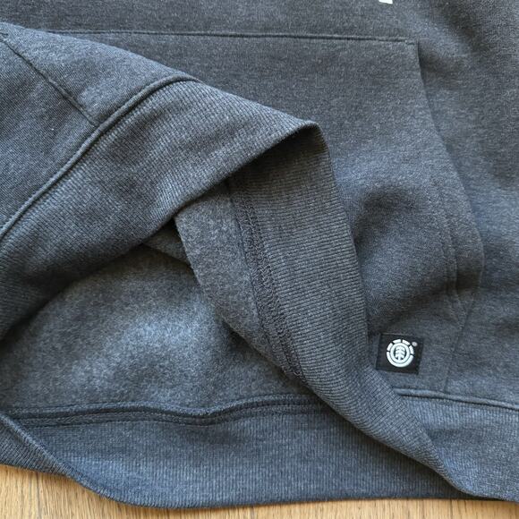 Men's Charcoal Grey Fleece Sweatshirt Hoodie For Outdoors Warm NWT - Size S - Picture 5 of 5